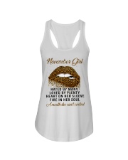 November Girl Ladies Flowy Tank tile