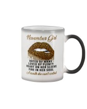 November Girl Color Changing Mug tile