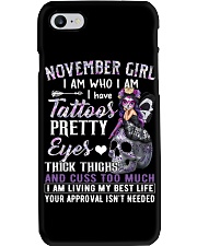 November Girl Phone Case tile