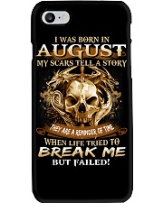 August My Scars Tell A Story Phone Case tile