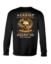 August My Scars Tell A Story Crewneck Sweatshirt tile