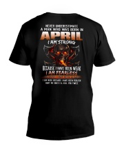April Been Weak V-Neck T-Shirt tile