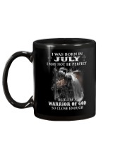 July I May Not Be Perfect Mug tile