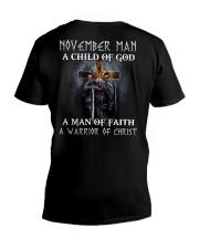 November A Child Of God V-Neck T-Shirt tile