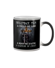 November A Child Of God Color Changing Mug tile