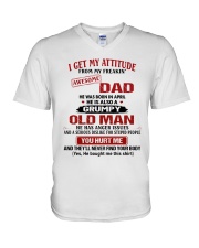 Old Man April V-Neck T-Shirt tile