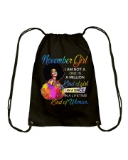November Kind Of Woman Drawstring Bag tile