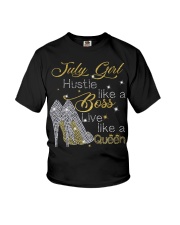 July Girl Book Queen Youth T-Shirt tile