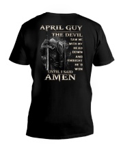 Apr Guy The Devil V-Neck T-Shirt tile