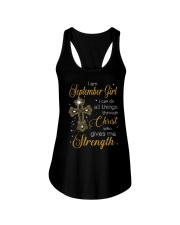 September Girl Ladies Flowy Tank tile