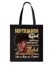 September Girl Bold Tote Bag tile