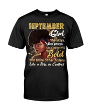 September Girl Bold Classic T-Shirt front