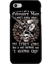 February I Gave Up Phone Case tile