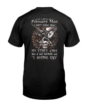 February I Gave Up Classic T-Shirt back