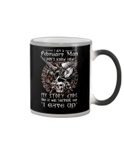 February I Gave Up Color Changing Mug tile