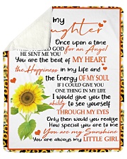 To My Daughter Sherpa Fleece Blanket tile