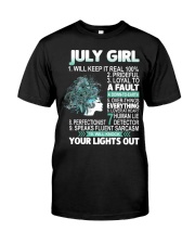 July Girl A Fault Classic T-Shirt front