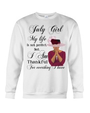 July Girl My Life Crewneck Sweatshirt tile