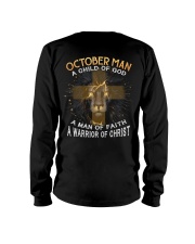 October A Man Of Faith Long Sleeve Tee tile