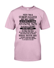 October Stubborn Daughter Classic T-Shirt front