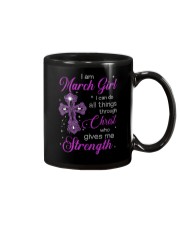 March Girl Christ Strength Mug tile