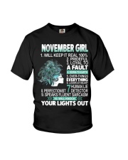 November Girl A Fault Youth T-Shirt tile