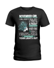 November Girl A Fault Ladies T-Shirt tile
