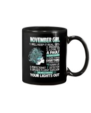 November Girl A Fault Mug tile