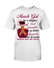March Girl God Stronger Premium Fit Mens Tee tile