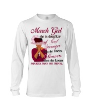 March Girl God Stronger Long Sleeve Tee tile