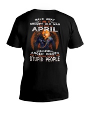 April Old Man V-Neck T-Shirt tile