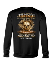 June My Scars Tell A Story Crewneck Sweatshirt tile