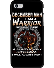 December I Am A Warrior Phone Case tile