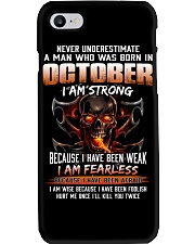 October Been Weak Phone Case tile