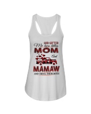 God Gifted - Mom And Mamaw - Fashion Christmas Ladies Flowy Tank tile