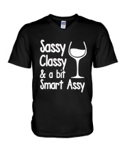 SASSY CLASSY AND A BIT SMART ASSY V-Neck T-Shirt thumbnail