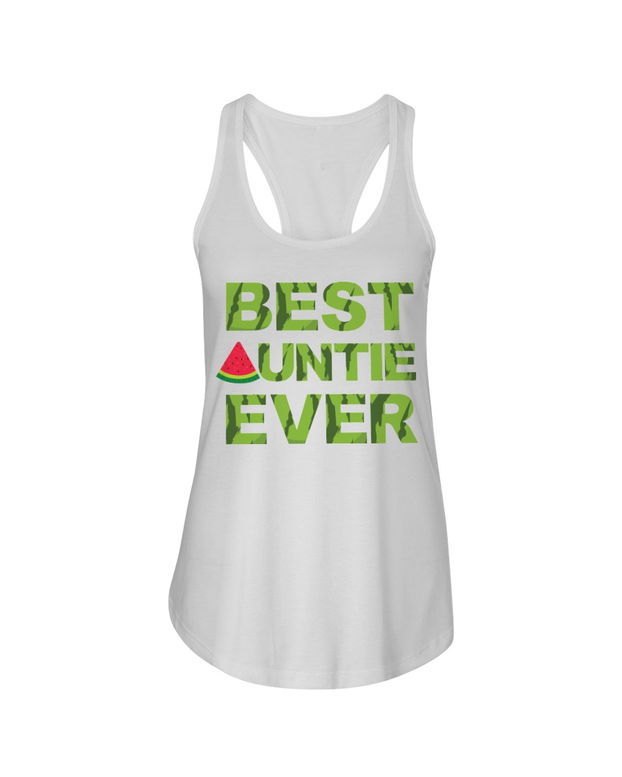 Watermelon Day Auntie Ladies Flowy Tank