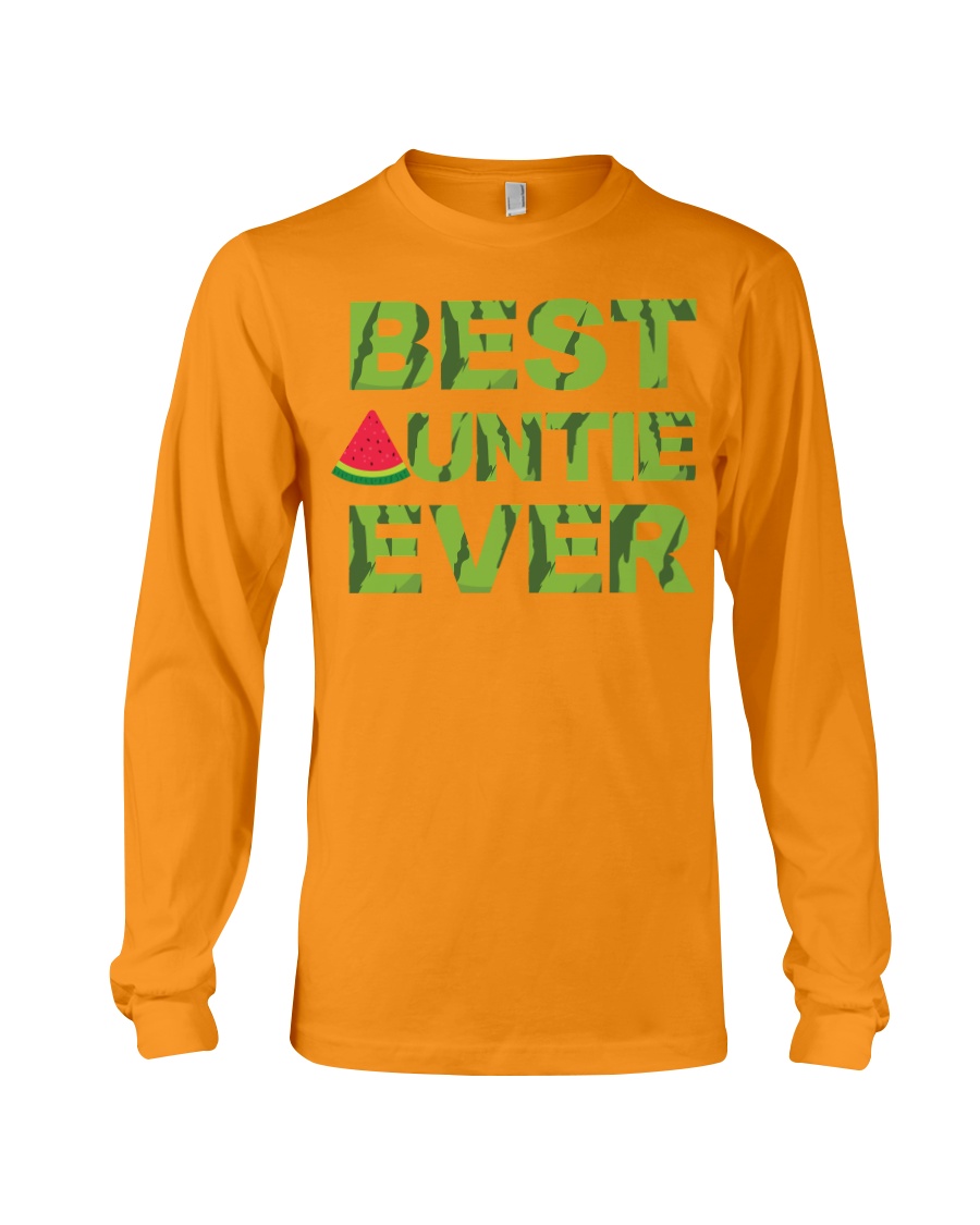 Watermelon Day Auntie Long Sleeve Tee