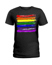 LGBT Gay Pride Flag Shirt - Gay Pride 2018 Shirts Ladies T-Shirt tile