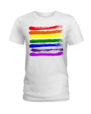 LGBT Gay Pride Flag Shirt - Gay Pride 2018 Shirts Ladies T-Shirt front