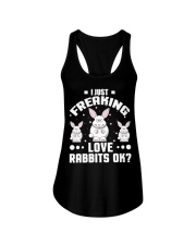 Bunny Rabbit Lover Freaking Love Rabbits Funny shi Ladies Flowy Tank thumbnail