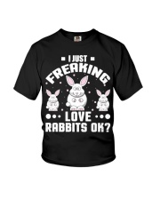 Bunny Rabbit Lover Freaking Love Rabbits Funny shi Youth T-Shirt thumbnail