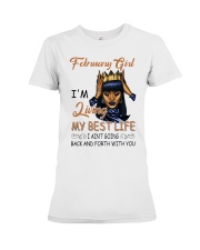 February Girl Premium Fit Ladies Tee thumbnail