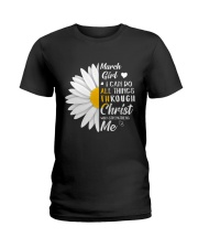 March Girl Ladies T-Shirt thumbnail