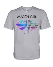 March Girl - Special Edition V-Neck T-Shirt thumbnail