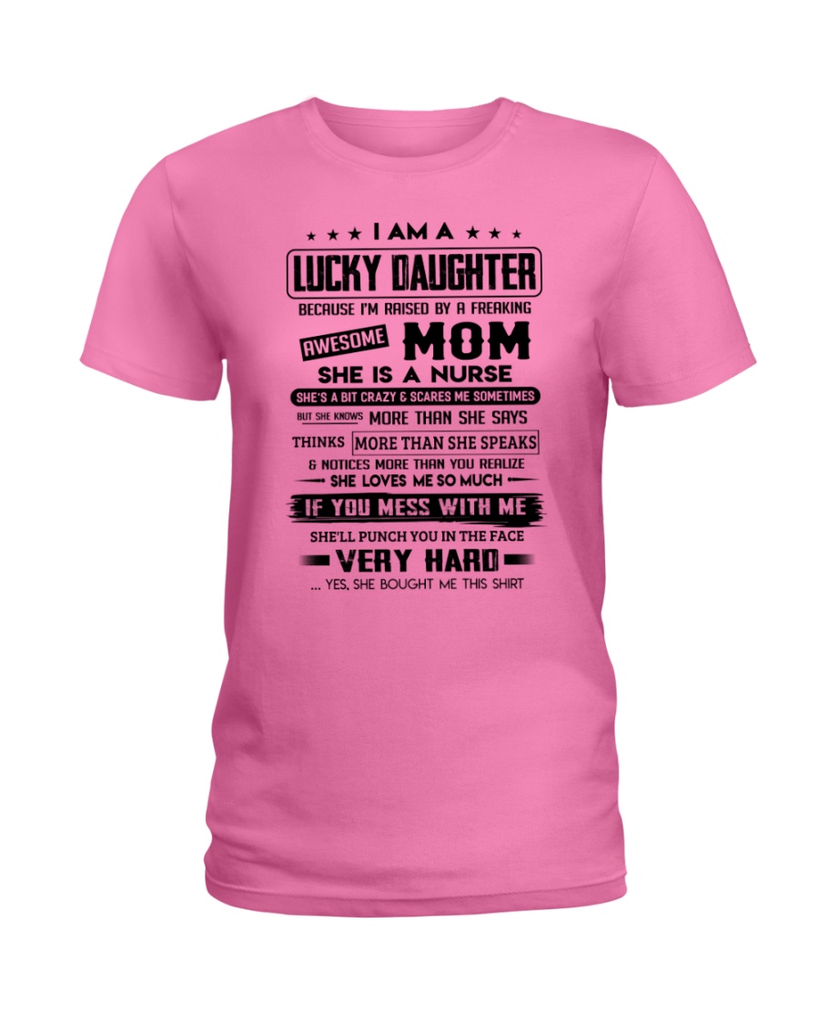 Lucky Son - Awesome Mom - Special Edition Ladies T-Shirt