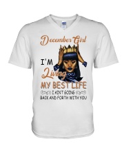 December Girl V-Neck T-Shirt thumbnail