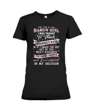 March Girl Premium Fit Ladies Tee thumbnail