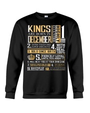 Kings Are Born In December Crewneck Sweatshirt thumbnail