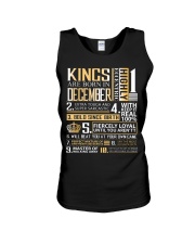 Kings Are Born In December Unisex Tank thumbnail
